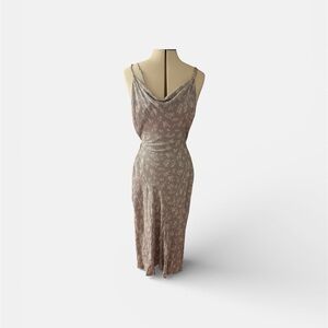 Follow the sun Floral Cowl Neck Dress